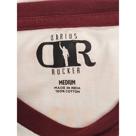 Washington Commanders Shirt Men's M White Red Long Sleeve Crew NFL Darius Rucker - Picture 4 of 5